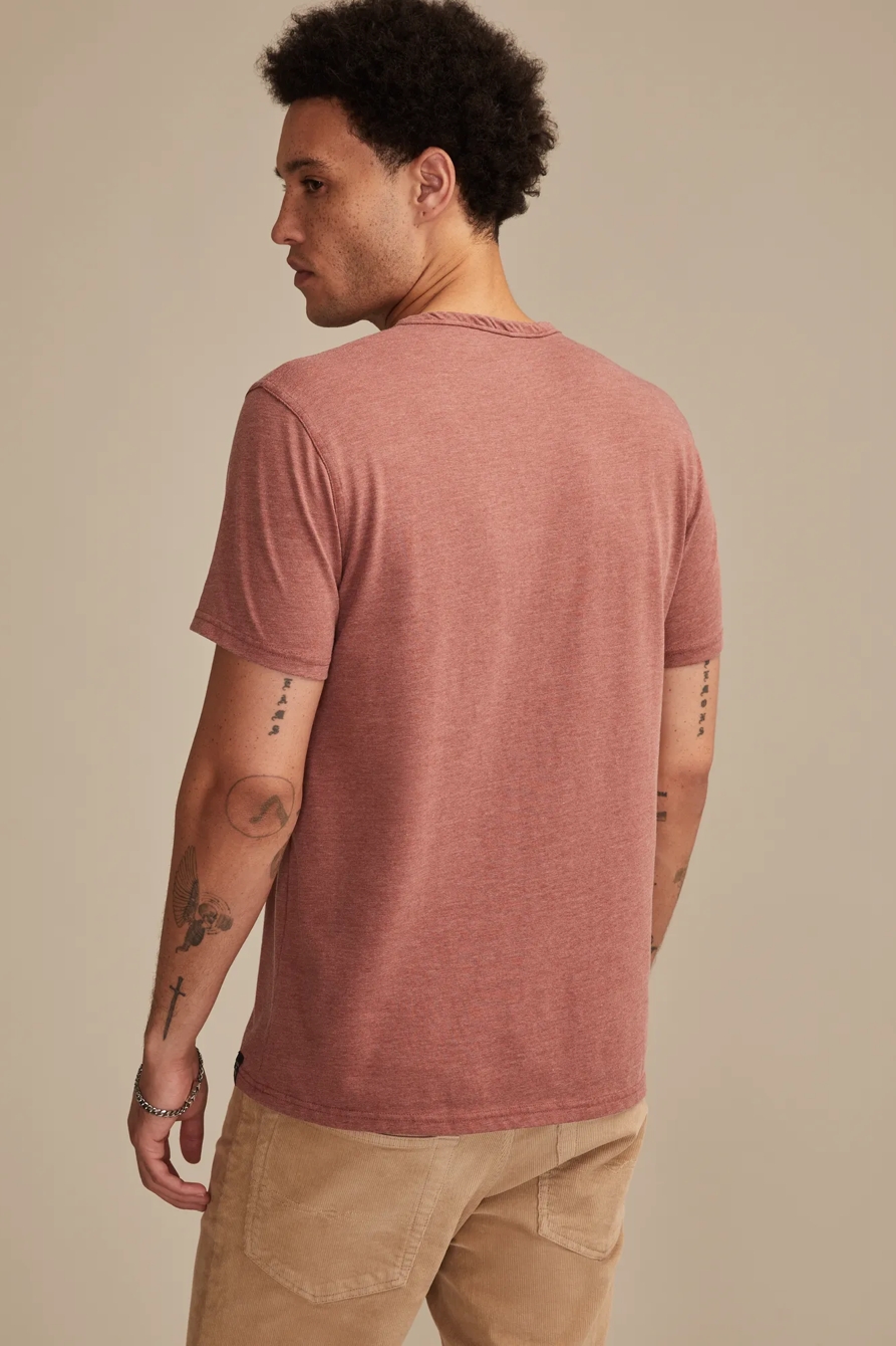 VENICE BURNOUT NOTCH NECK TEE, image 3