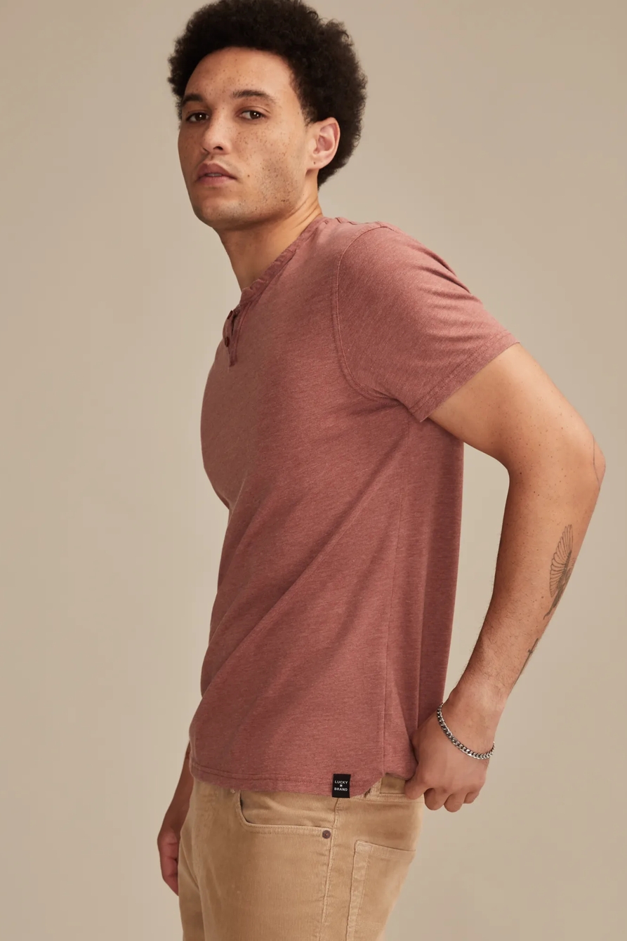 VENICE BURNOUT NOTCH NECK TEE, image 4