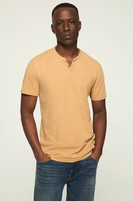 VENICE BURNOUT NOTCH NECK TEE, image 1