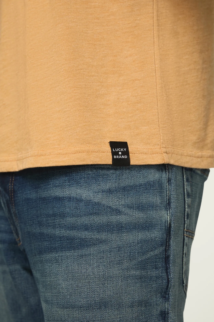 VENICE BURNOUT NOTCH NECK TEE, image 5