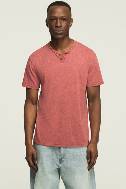 VENICE BURNOUT NOTCH NECK TEE, image 1
