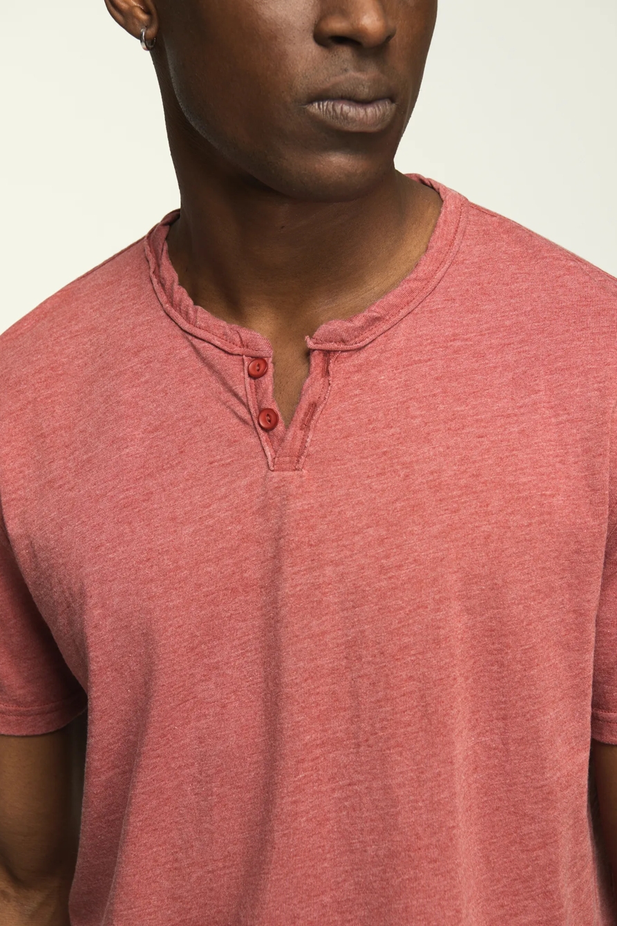 VENICE BURNOUT NOTCH NECK TEE, image 2