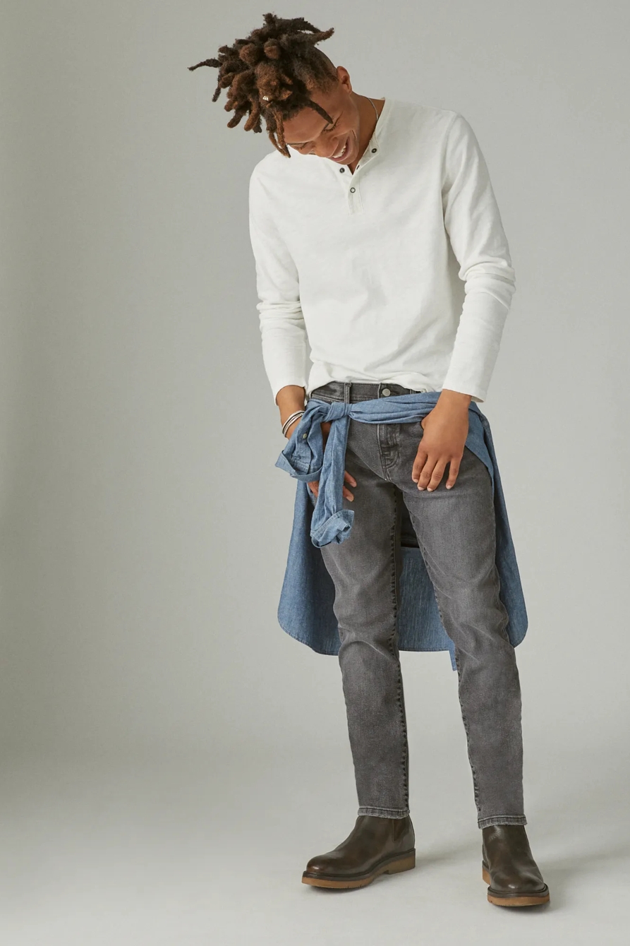 WEEKEND SLUB JERSEY LONG SLEEVE HENLEY, image 4