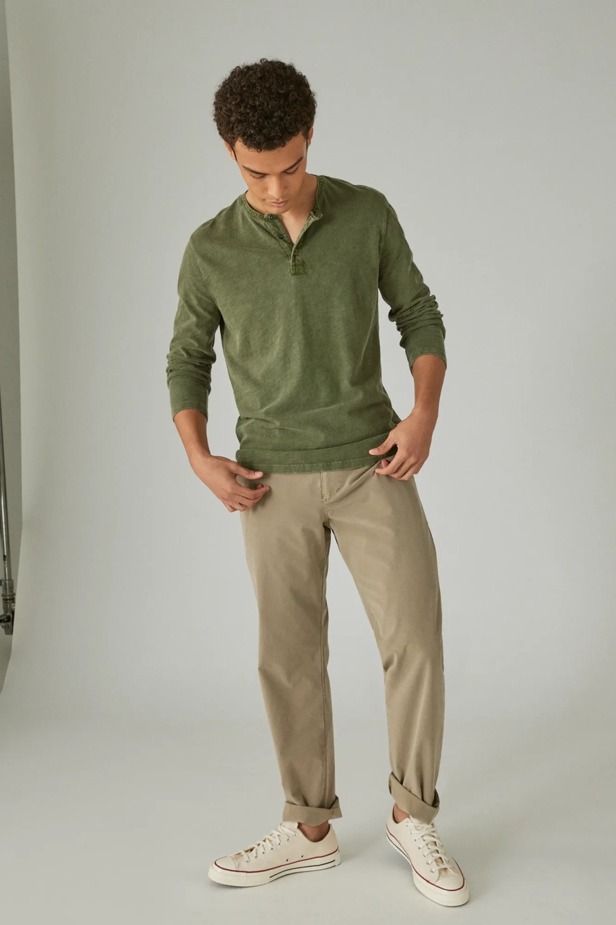 WEEKEND SLUB JERSEY LONG SLEEVE HENLEY, image 4