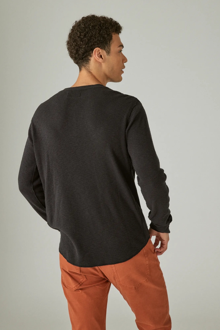 GARMENT DYE THERMAL HENLEY, image 3