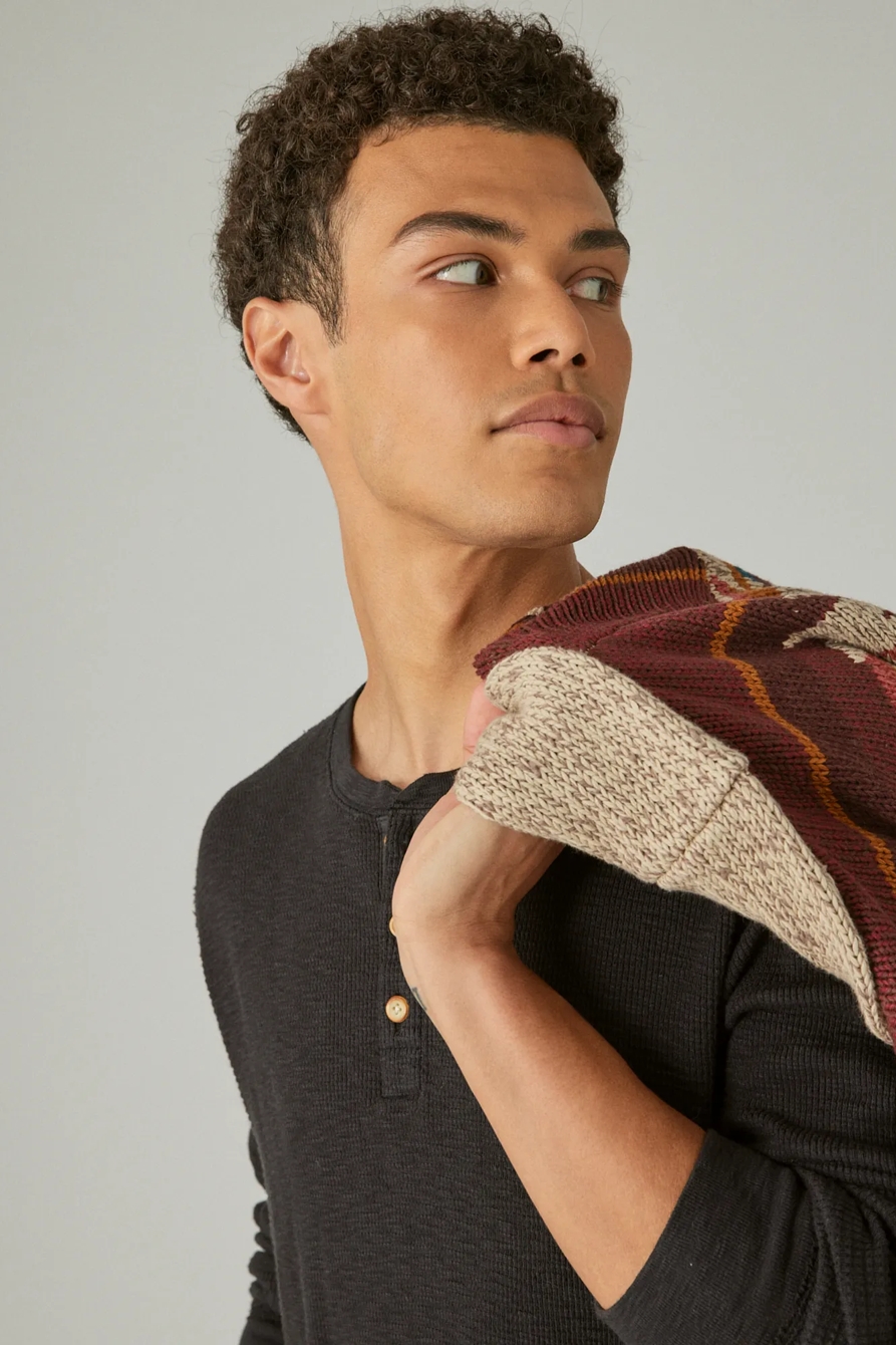 GARMENT DYE THERMAL HENLEY, image 4