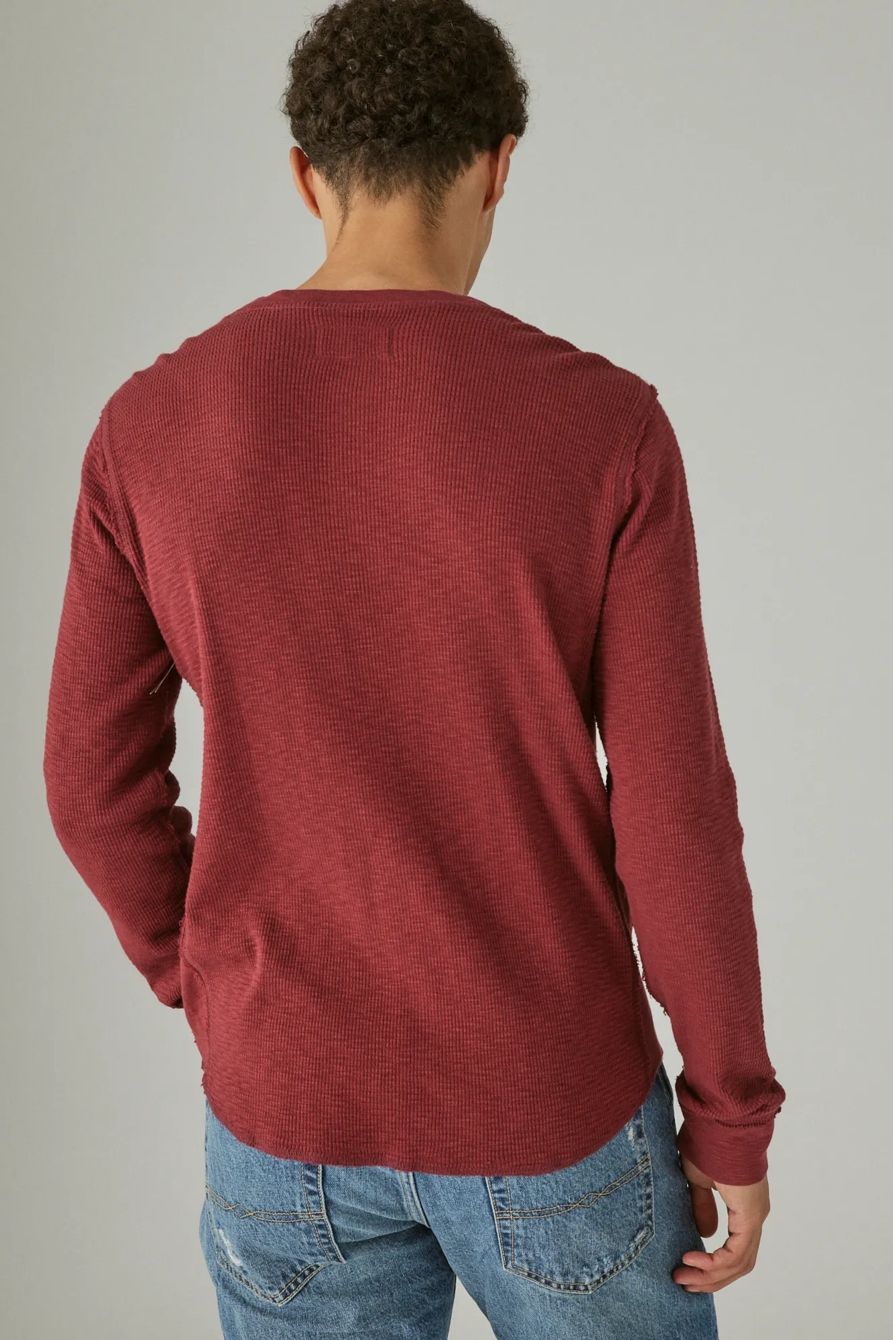 GARMENT DYE THERMAL HENLEY, image 3