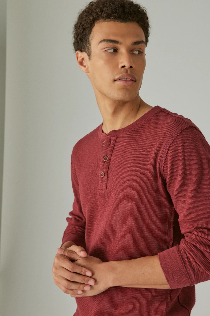 GARMENT DYE THERMAL HENLEY, image 4