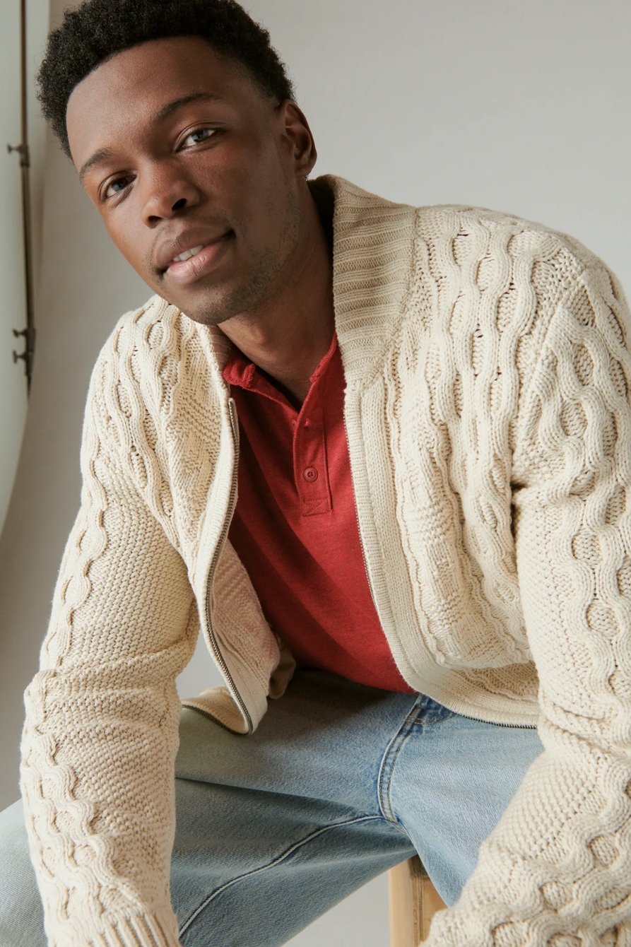 TENCEL LONG SLEEVE HENLEY, image 2