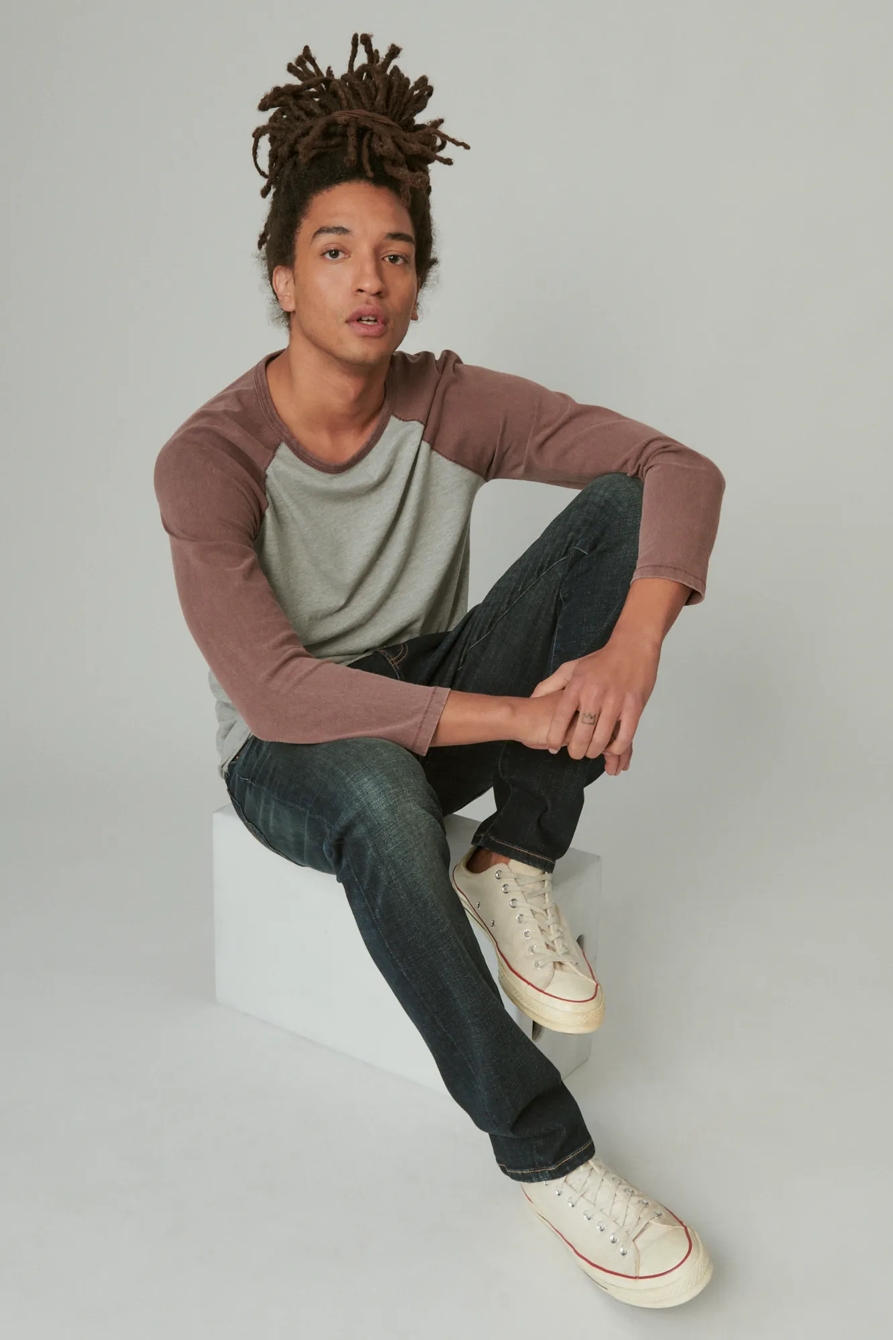 WASHED COTTON BASEBALL TEE, image 1