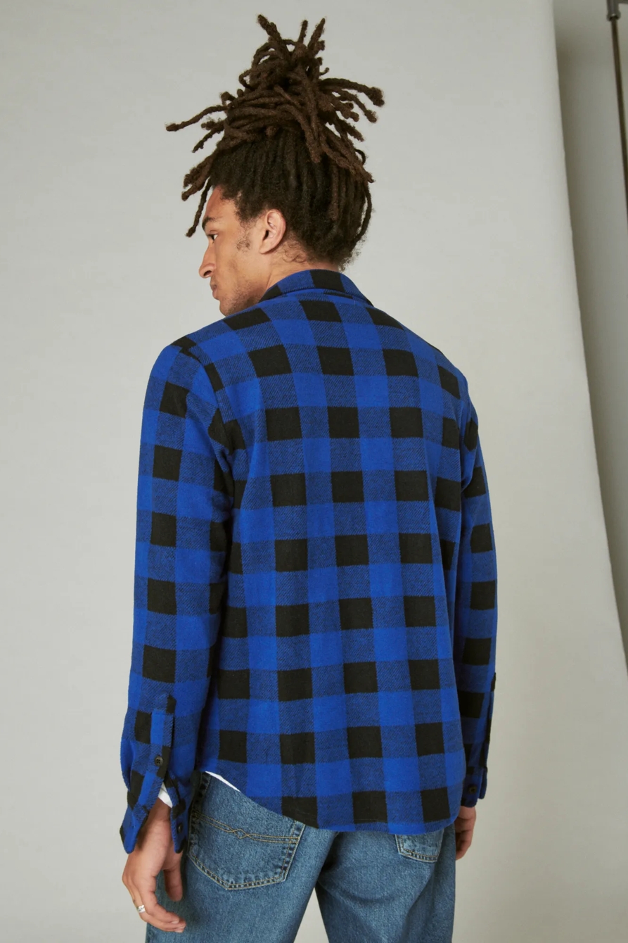 BUFFALO PLAID KNIT SHIRTING, image 3