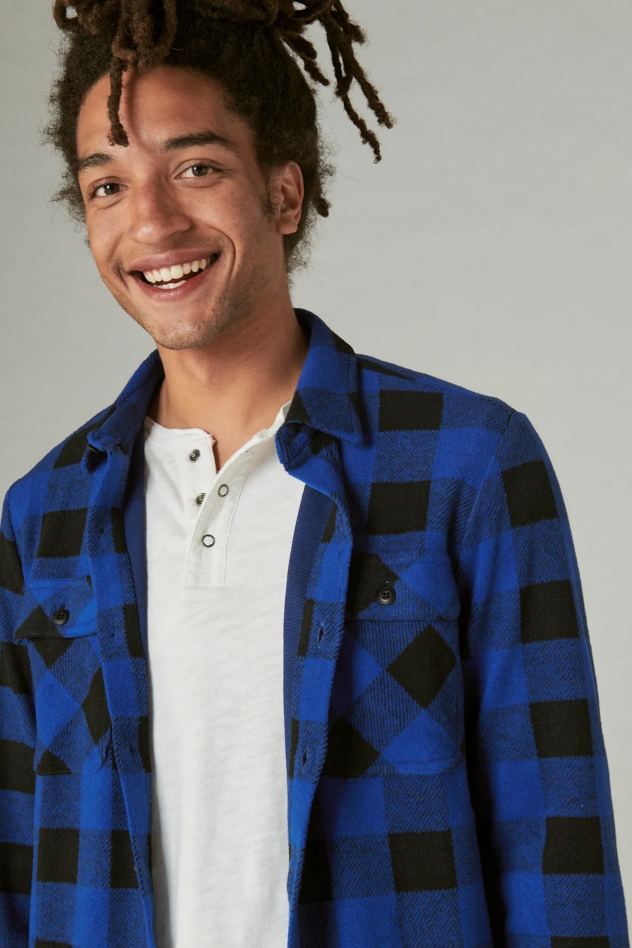 BUFFALO PLAID KNIT SHIRTING, image 4