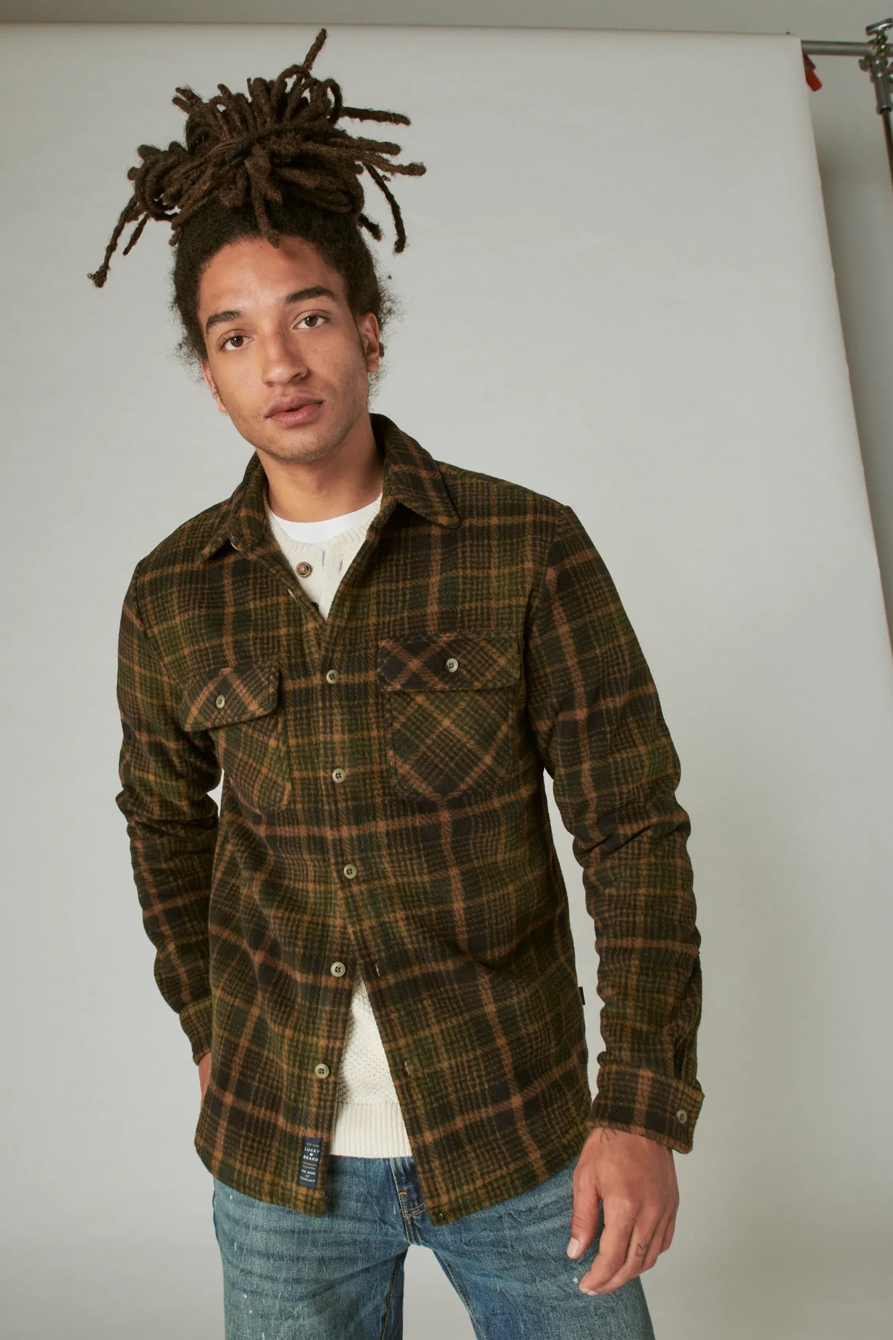 BUFFALO PLAID KNIT SHIRTING, image 2