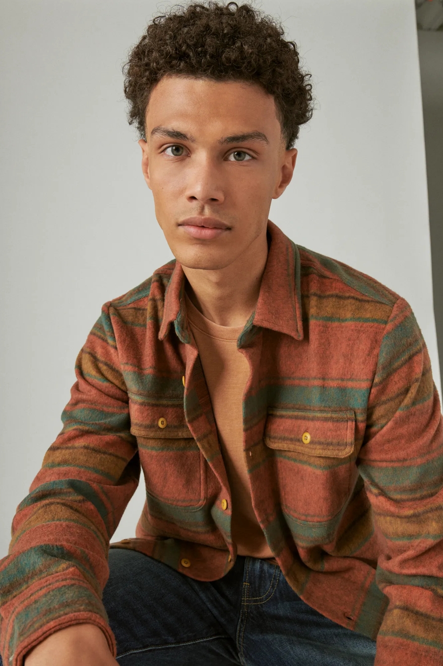 MULTI STRIPE KNIT SHIRTING, image 4