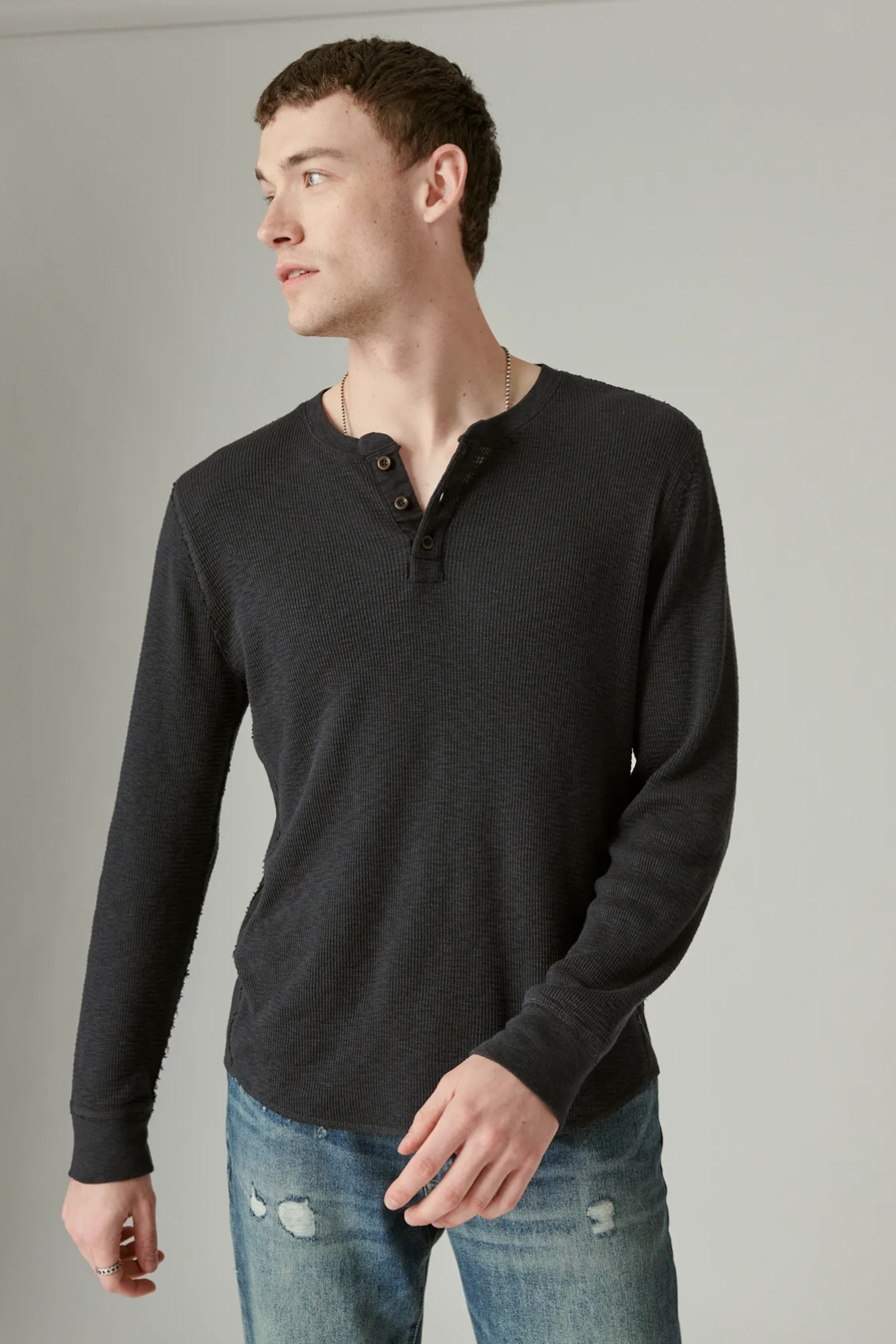 GARMENT DYE THERMAL HENLEY, image 3