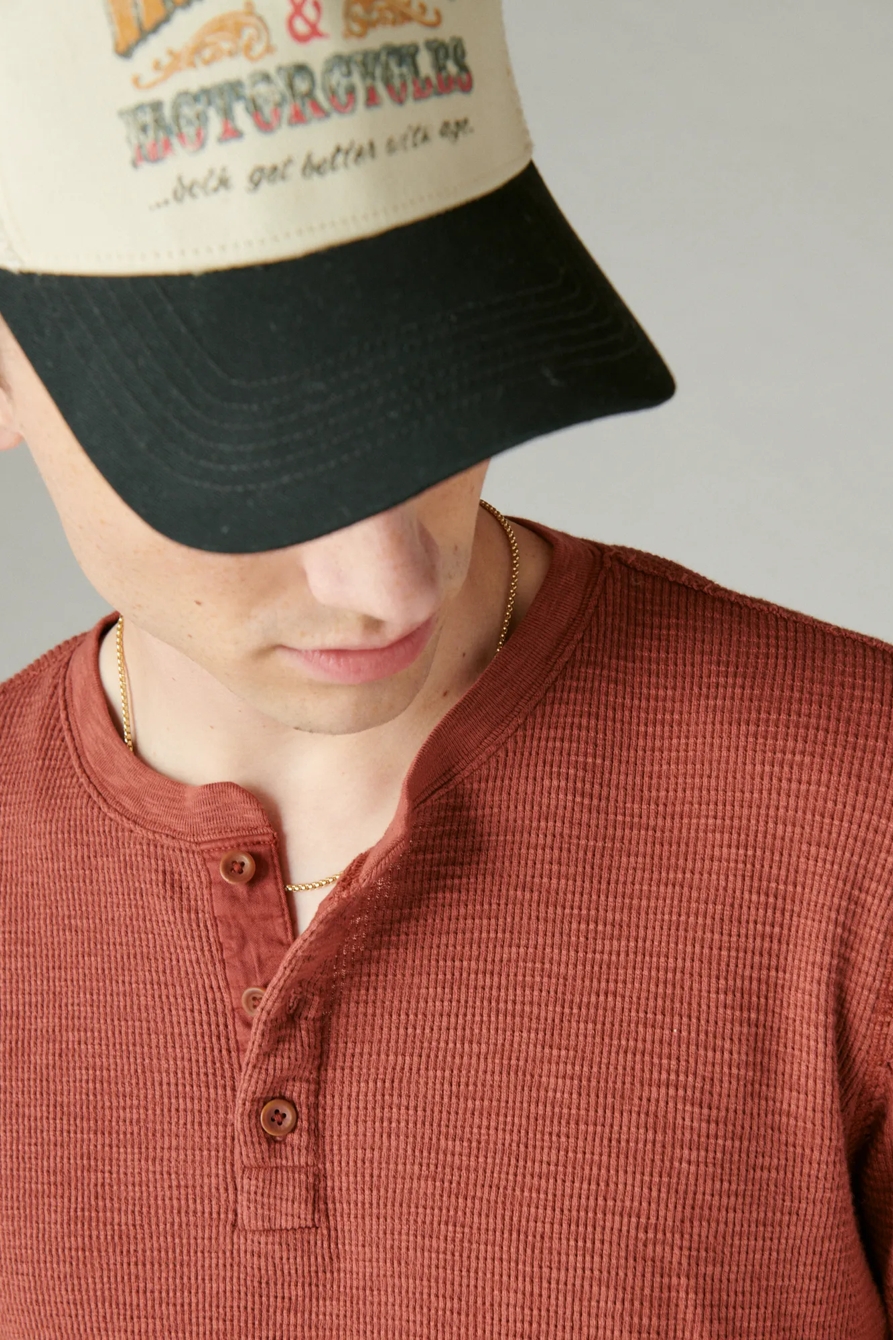 GARMENT DYE THERMAL HENLEY, image 2