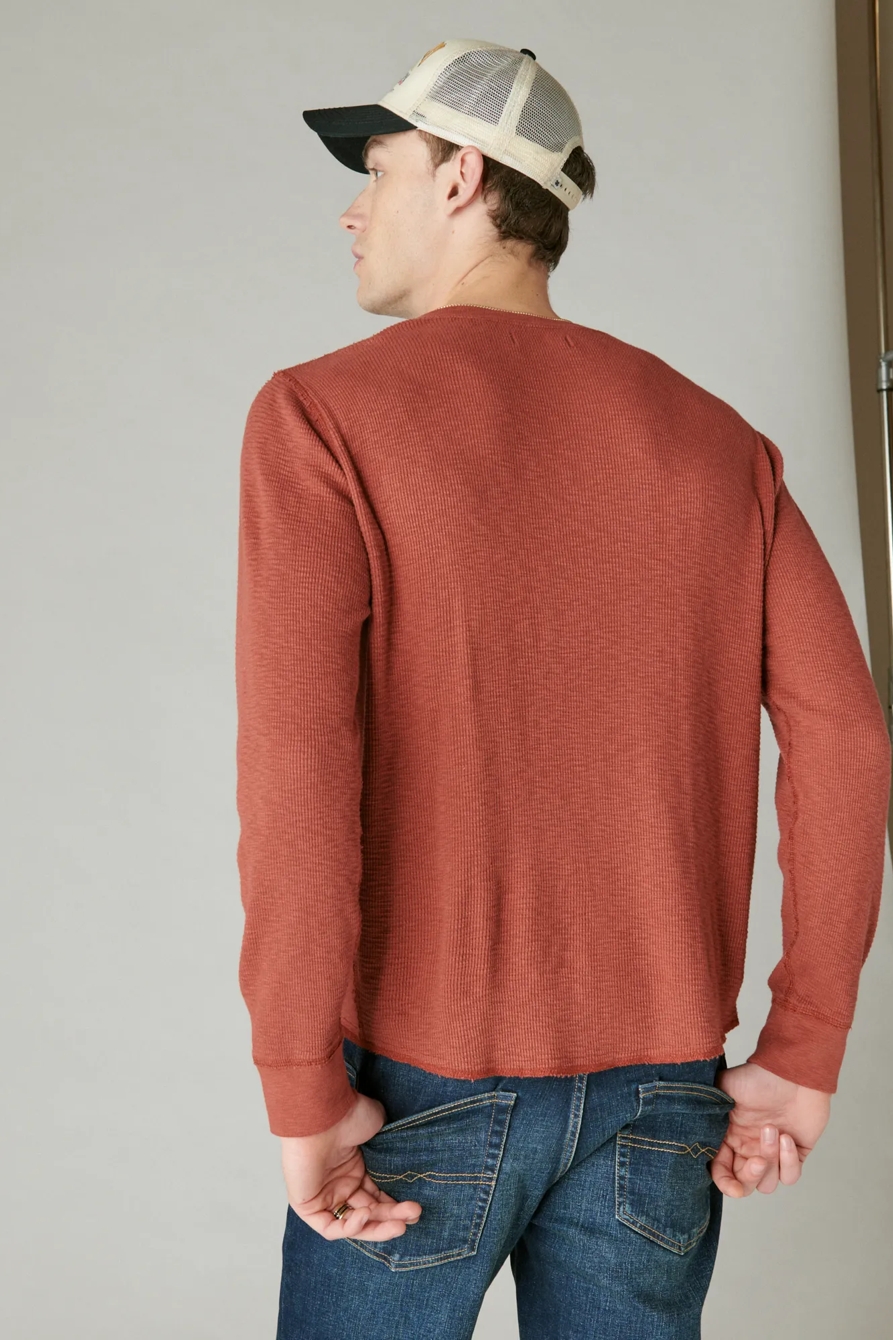 GARMENT DYE THERMAL HENLEY, image 4