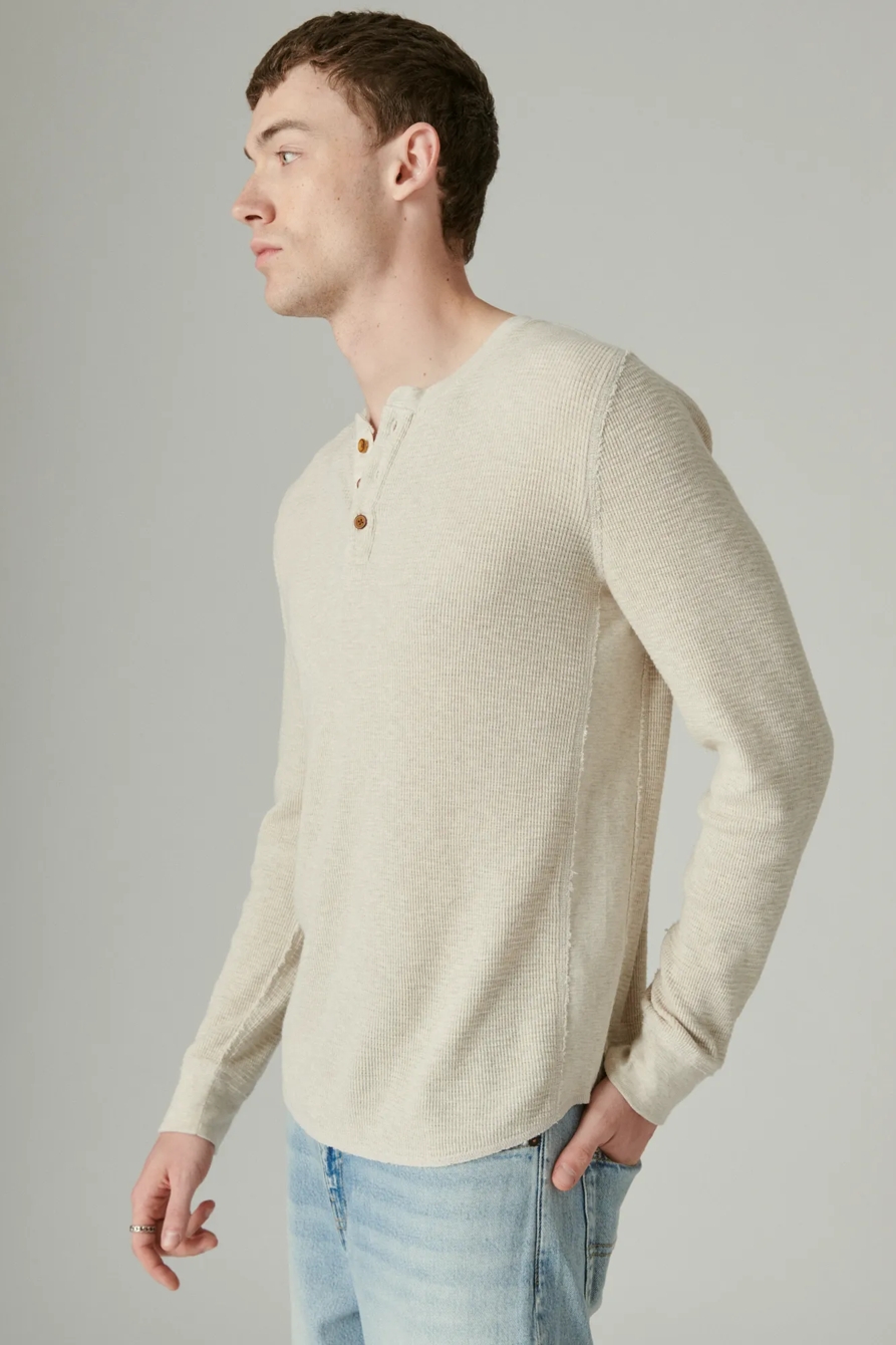 GARMENT DYE THERMAL HENLEY, image 3