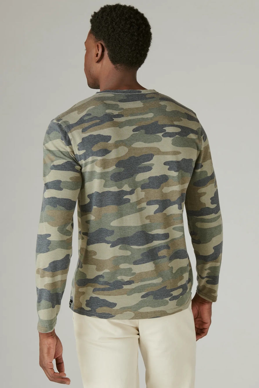 VENICE BURNOUT LONG SLEEVE NOTCH NECK, image 3