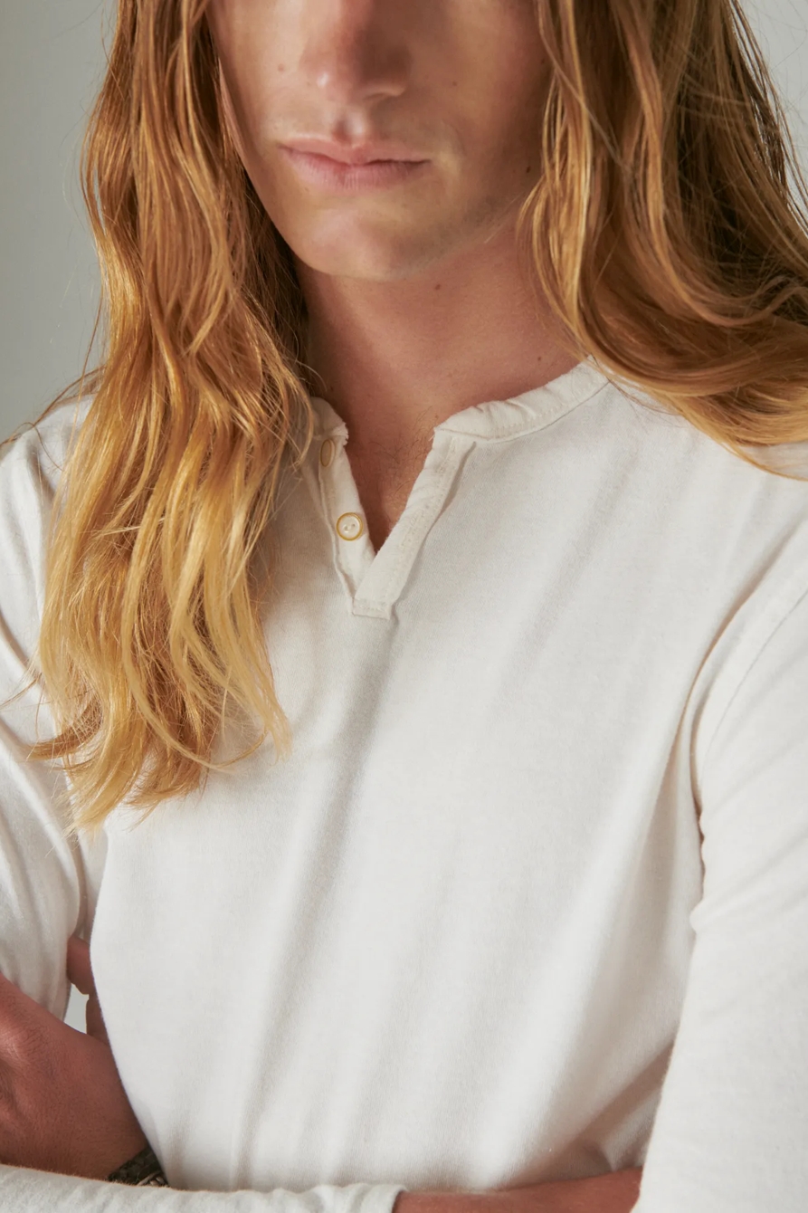 VENICE BURNOUT LONG SLEEVE NOTCH NECK, image 4