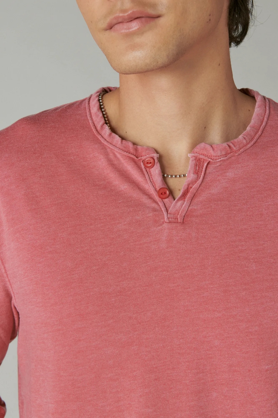 VENICE BURNOUT LONG SLEEVE NOTCH NECK, image 4