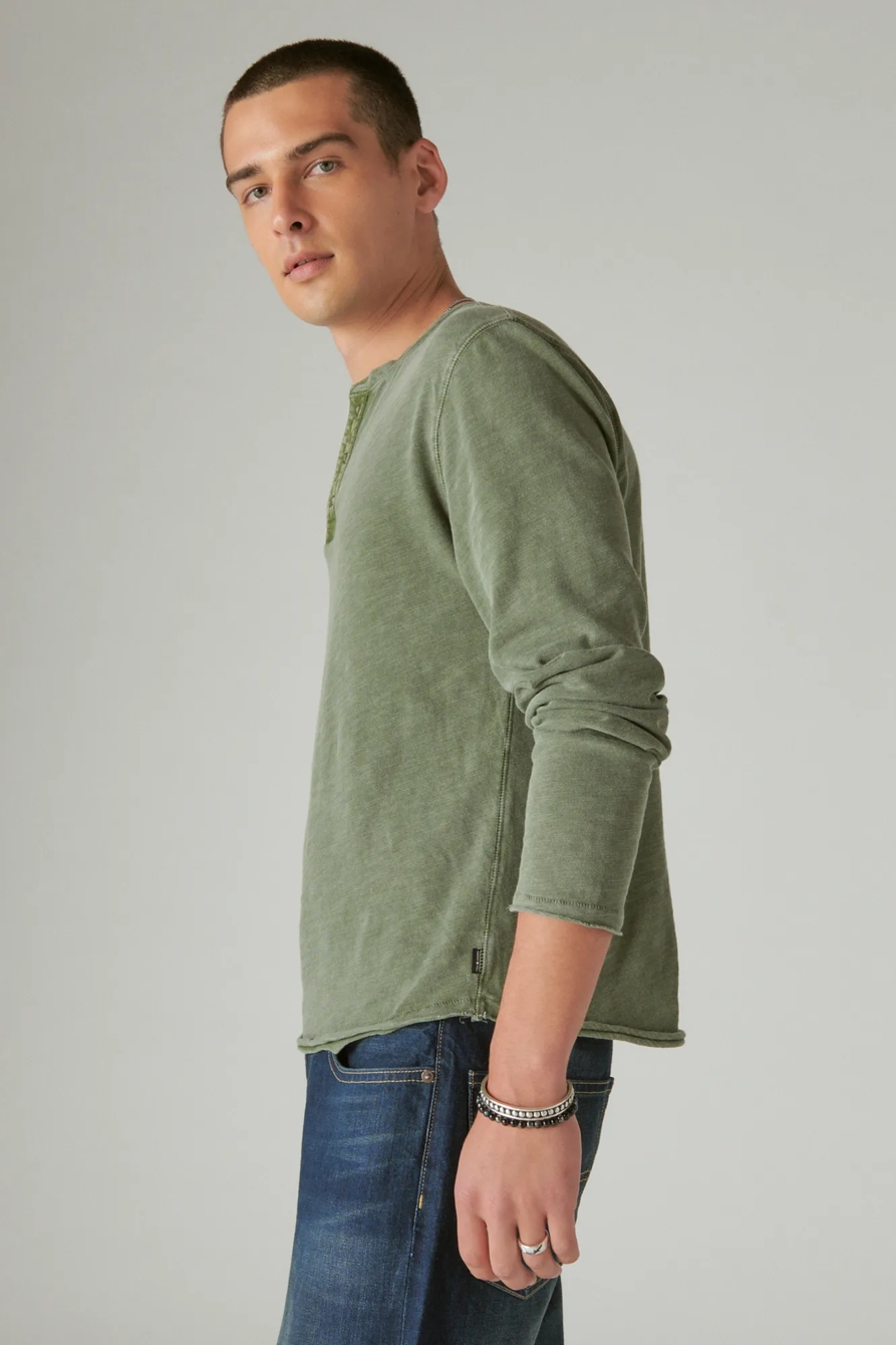 WEEKEND SLUB JERSEY LONG SLEEVE HENLEY, image 3
