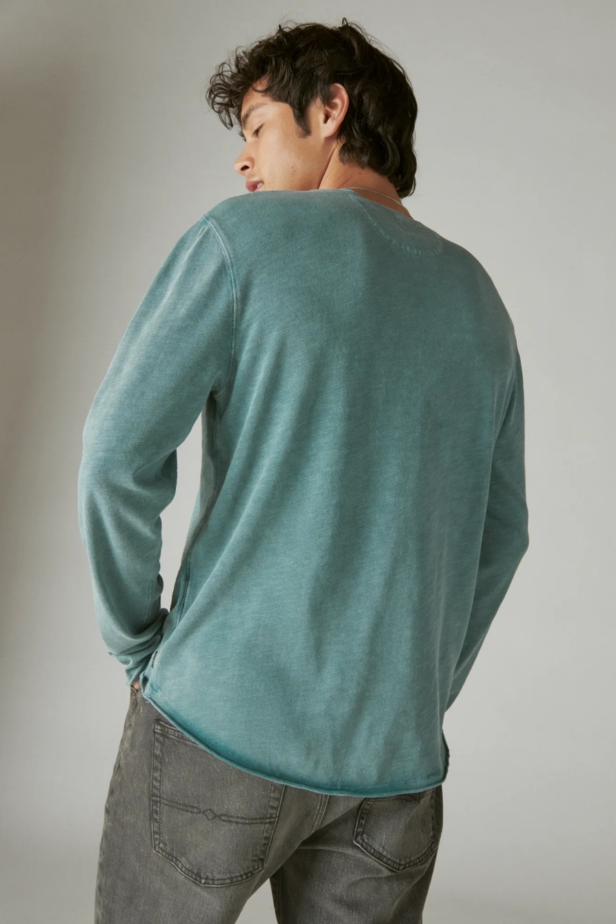 WEEKEND SLUB JERSEY LONG SLEEVE HENLEY, image 3