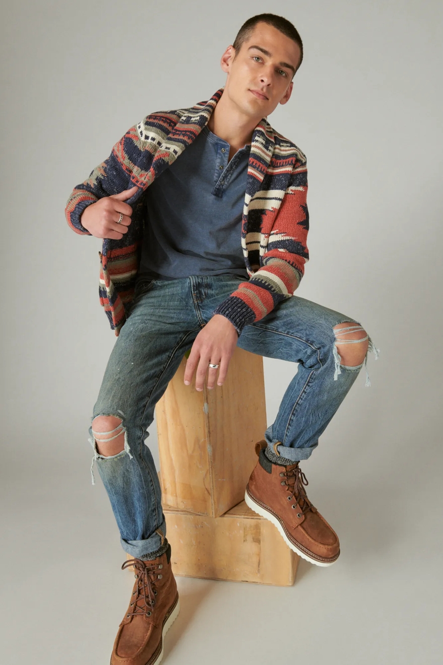 WEEKEND SLUB JERSEY LONG SLEEVE HENLEY, image 2