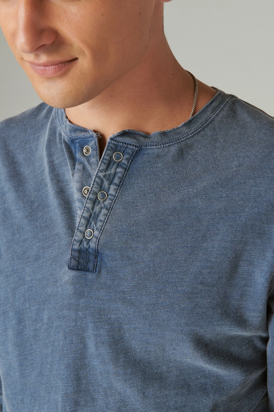 WEEKEND SLUB JERSEY LONG SLEEVE HENLEY, image 4