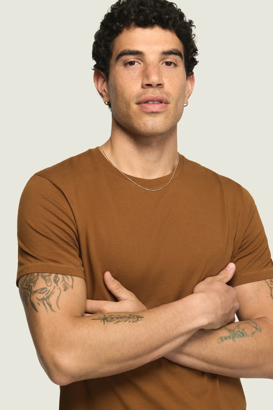 SUPIMA SHORT SLEEVE CREW TEE, image 2