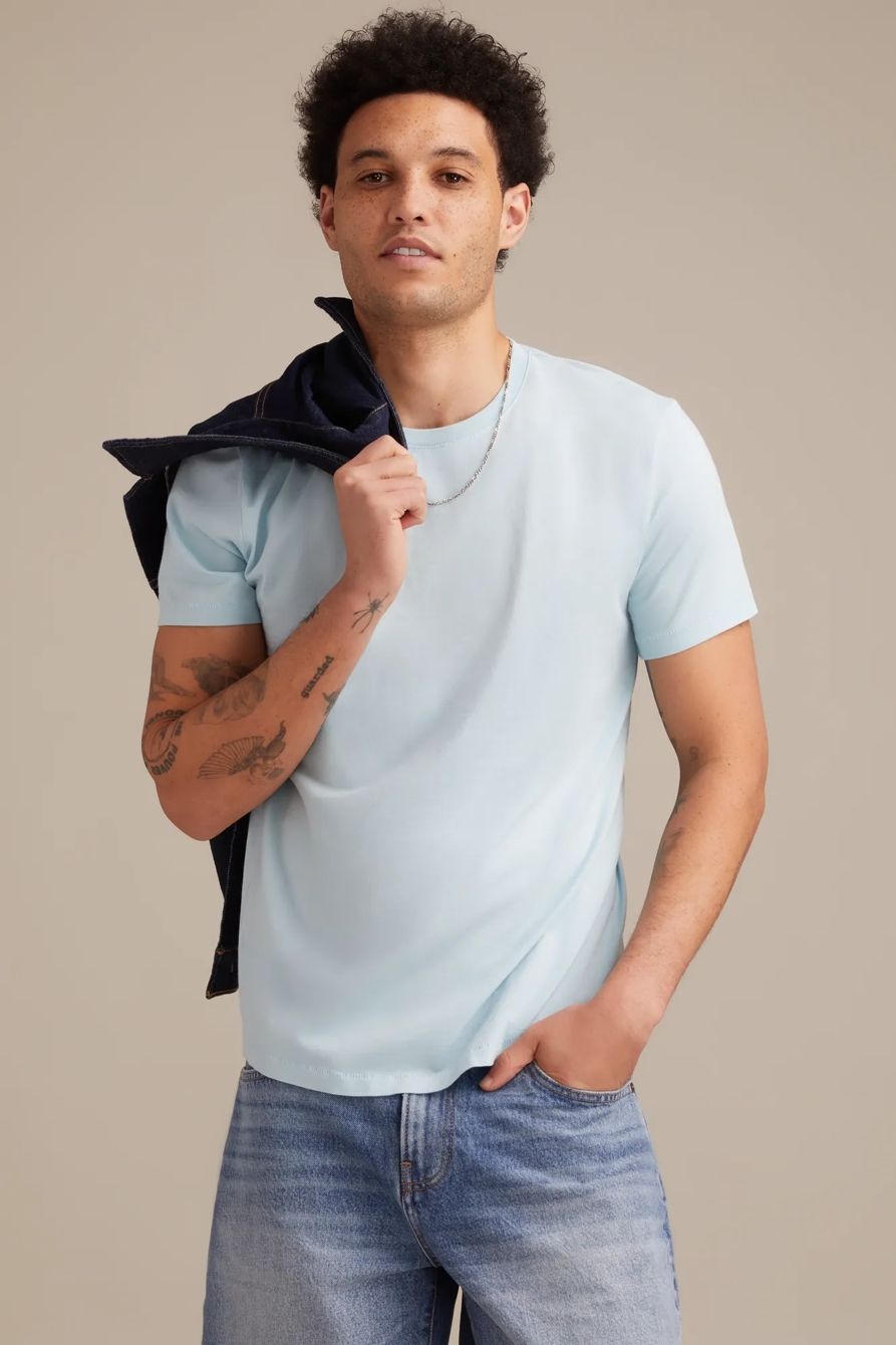 SUPIMA SHORT SLEEVE CREW TEE, image 2