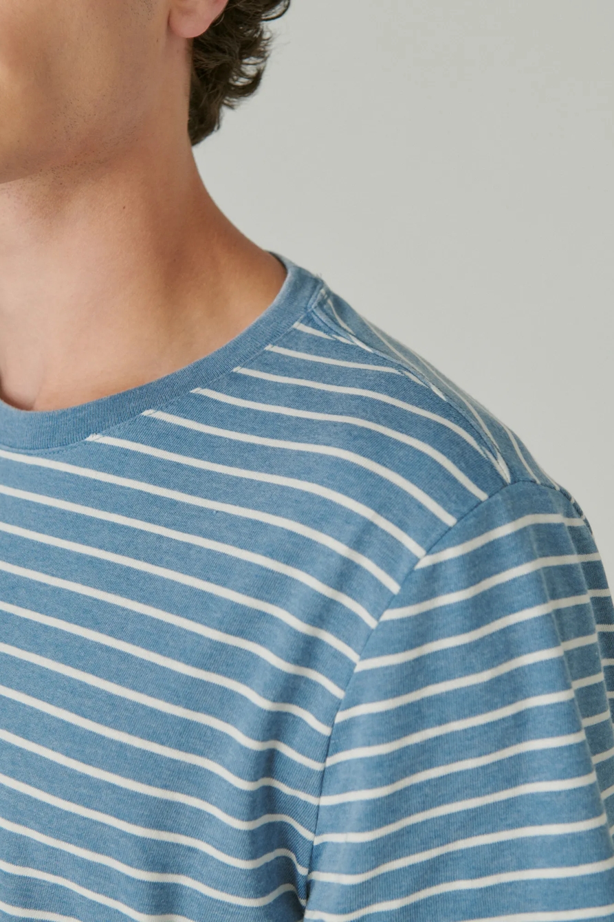 VENICE BURNOUT STRIPE CREW, image 2