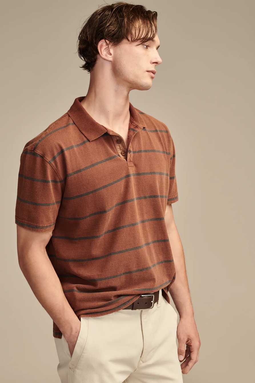 OVERSIZED ECO JERSEY SHORT SLEEVE POLO, image 3
