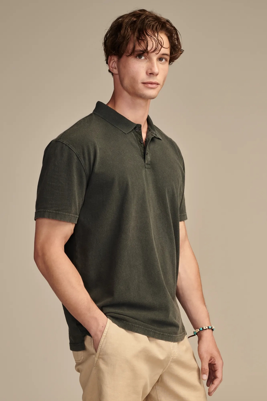 OVERSIZED ECO JERSEY SHORT SLEEVE POLO, image 4
