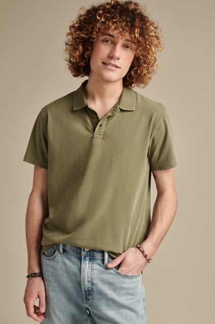 OVERSIZED ECO JERSEY SHORT SLEEVE POLO, image 1
