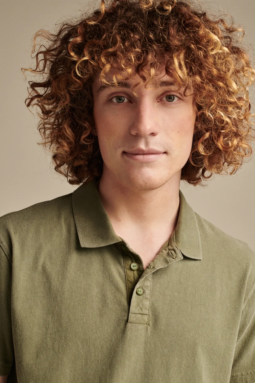 OVERSIZED ECO JERSEY SHORT SLEEVE POLO, image 2
