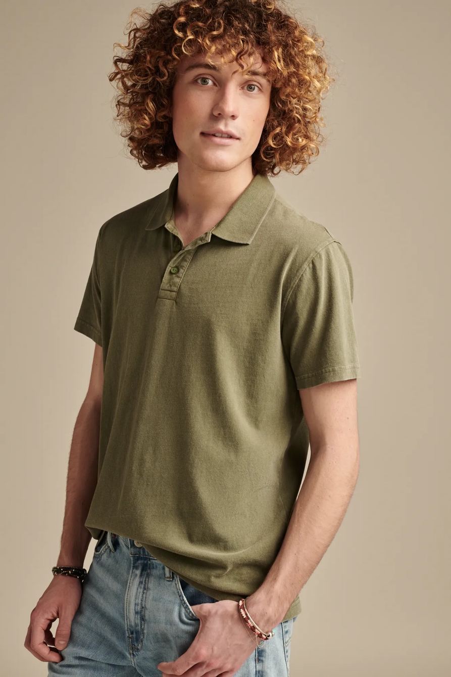 OVERSIZED ECO JERSEY SHORT SLEEVE POLO, image 3