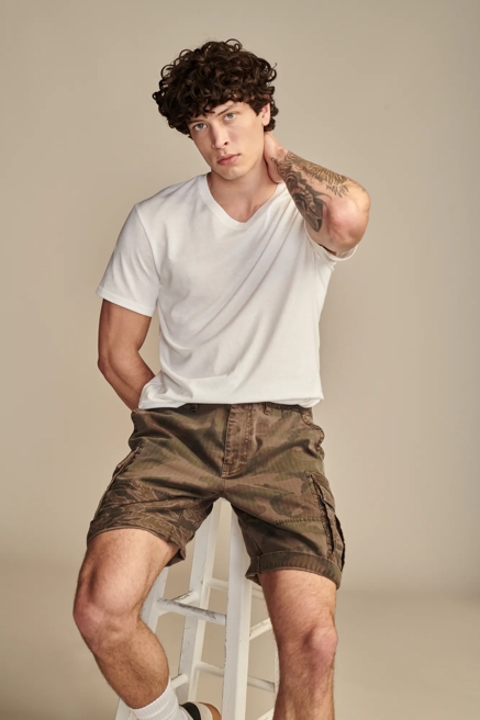 SUPIMA SHORT SLEEVE V NECK TEE, image 4