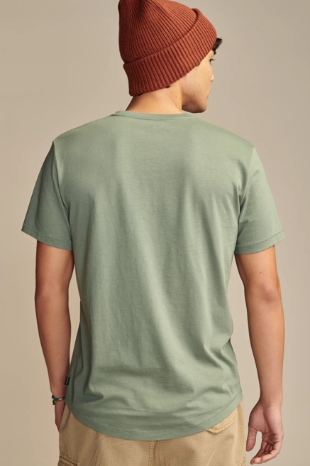 SUPIMA SHORT SLEEVE V NECK TEE, image 3