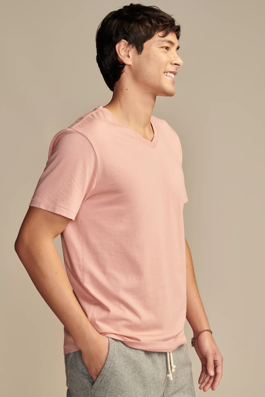 SUPIMA SHORT SLEEVE V NECK TEE, image 3