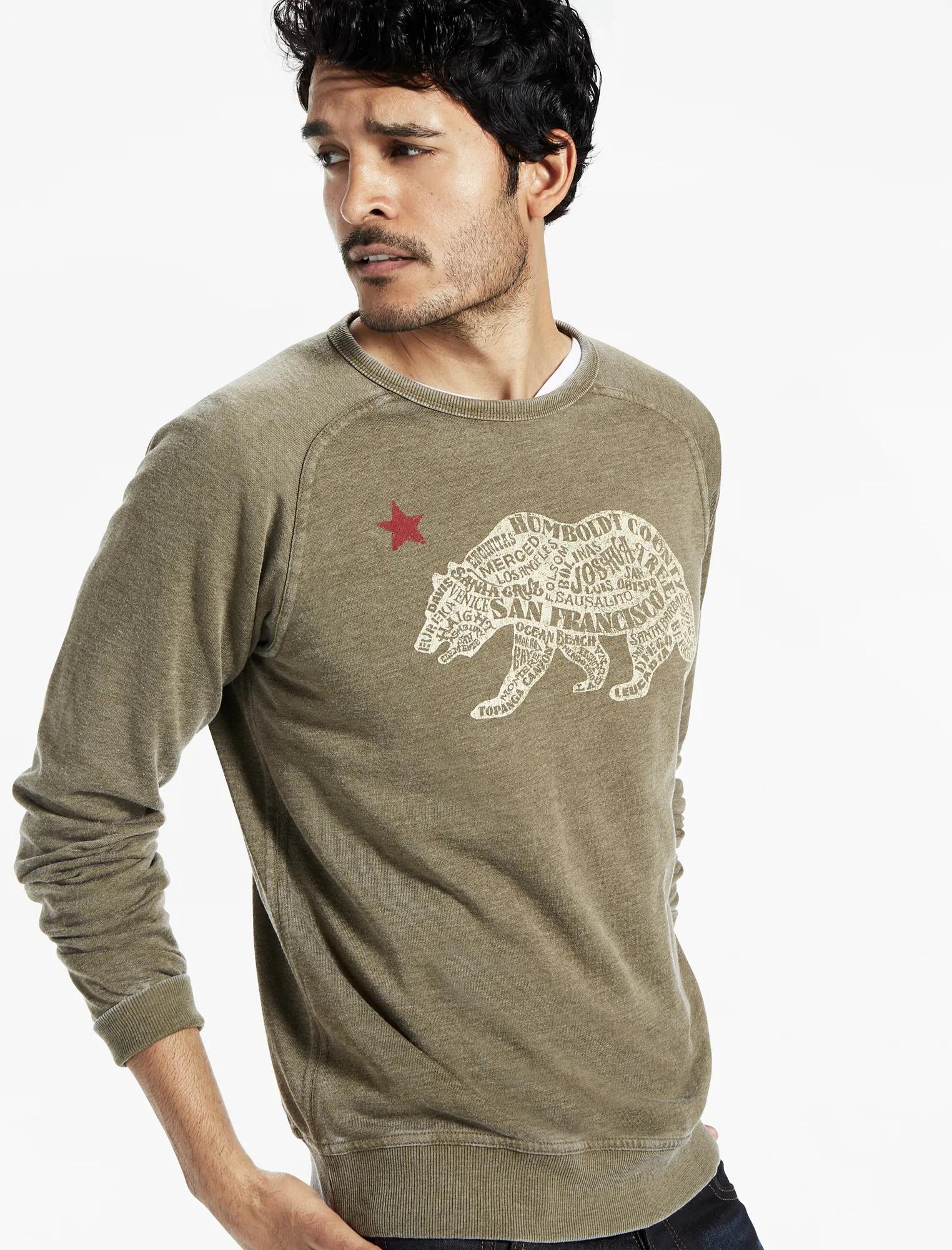 CALIFORNIA BEAR BURNOUT SWEATSHIRT, image 1