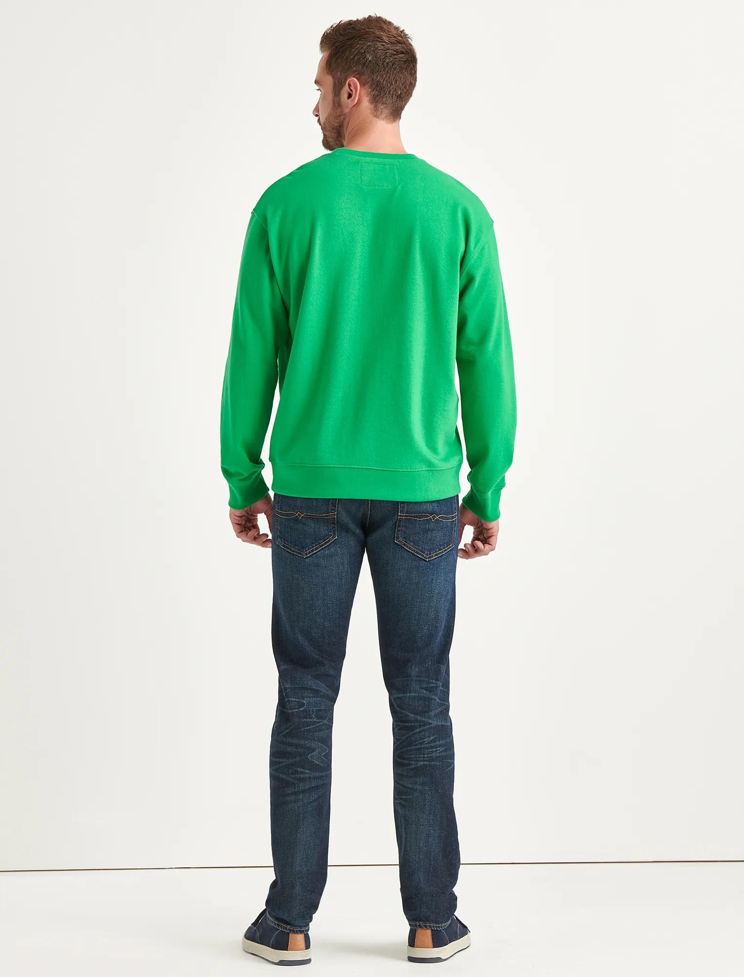 Totally Lucky Stretch Logo Crew Sweatshirt, image 3