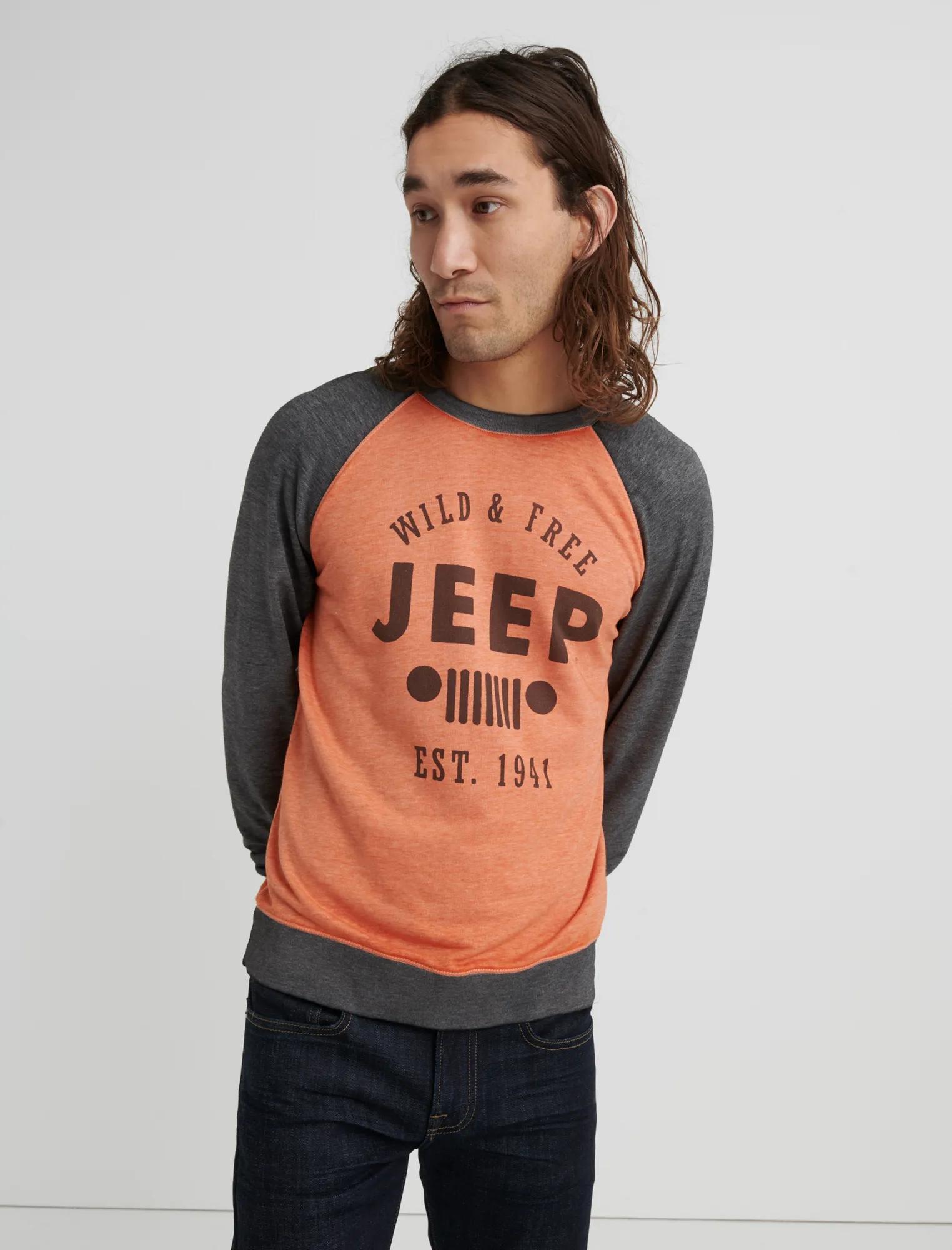 BURNOUT COLOR BLOCK JEEP CREW, image 1