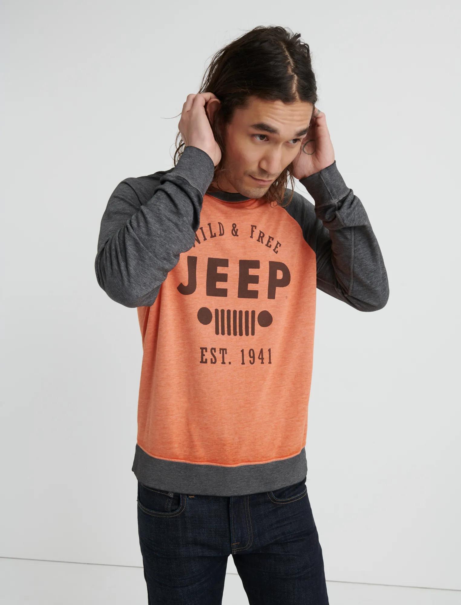 BURNOUT COLOR BLOCK JEEP CREW, image 4