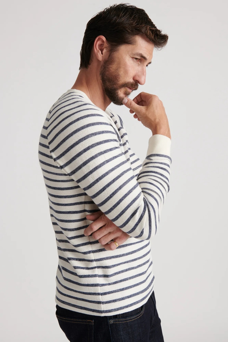 STRIPED RAGLAN CREW, image 3
