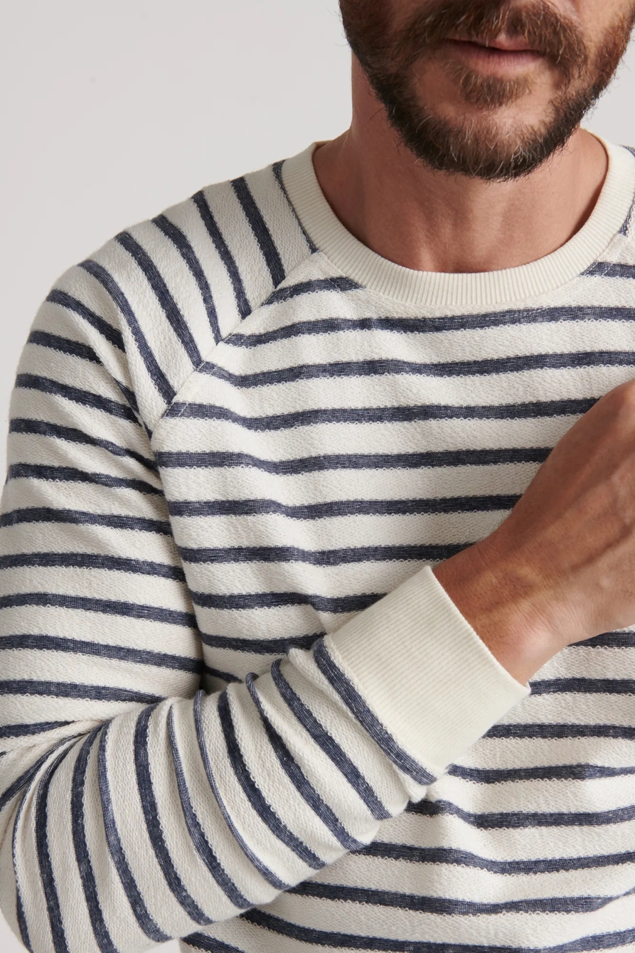 STRIPED RAGLAN CREW, image 5