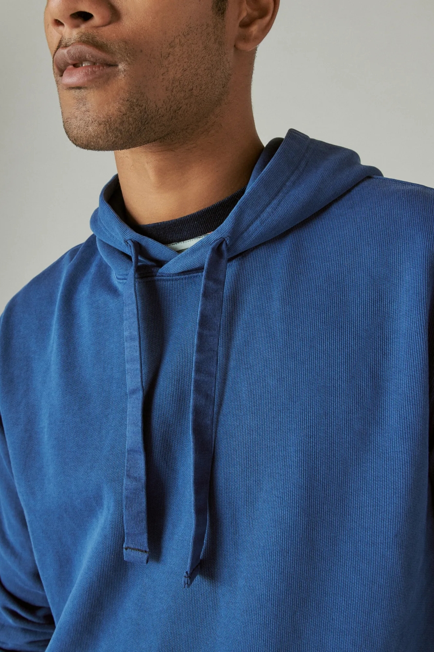 SUEDED FRENCH TERRY HOODIE, image 5