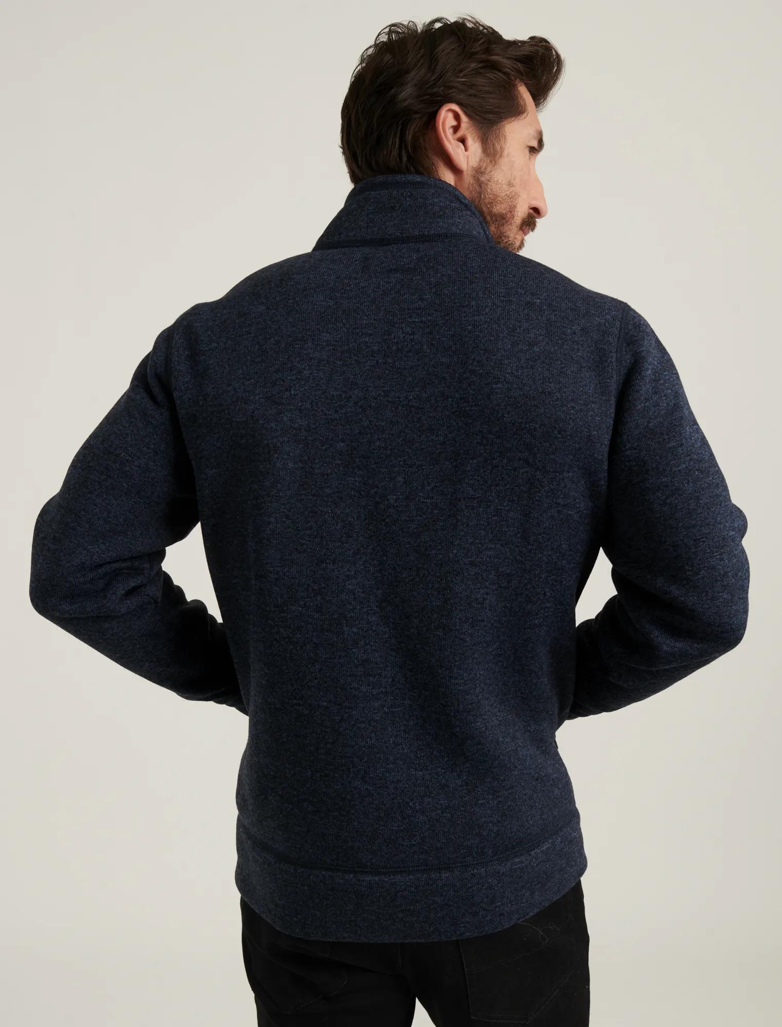 LOS FELIZ FLEECE FULL ZIP MOCK NECK, image 4