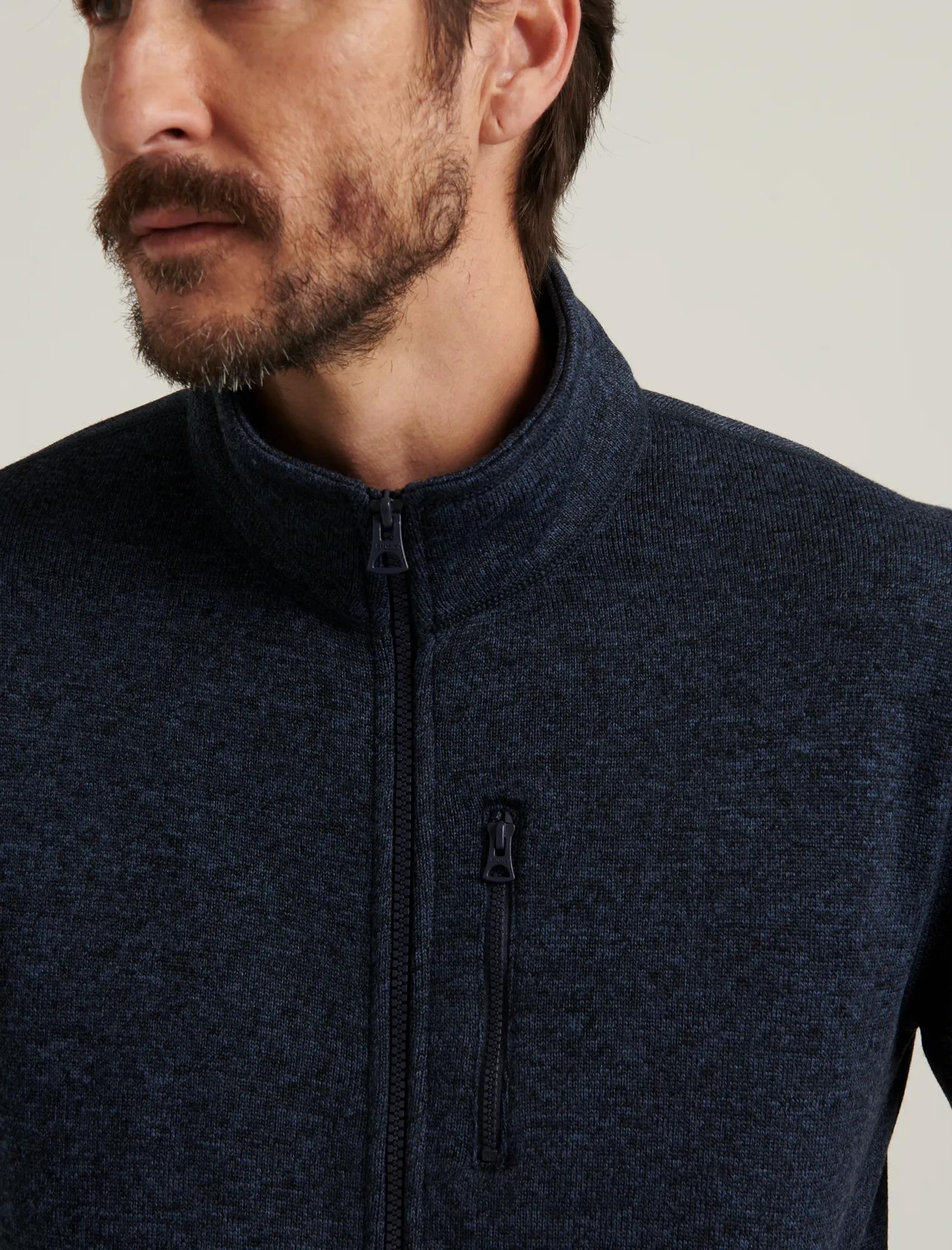 LOS FELIZ FLEECE FULL ZIP MOCK NECK, image 5