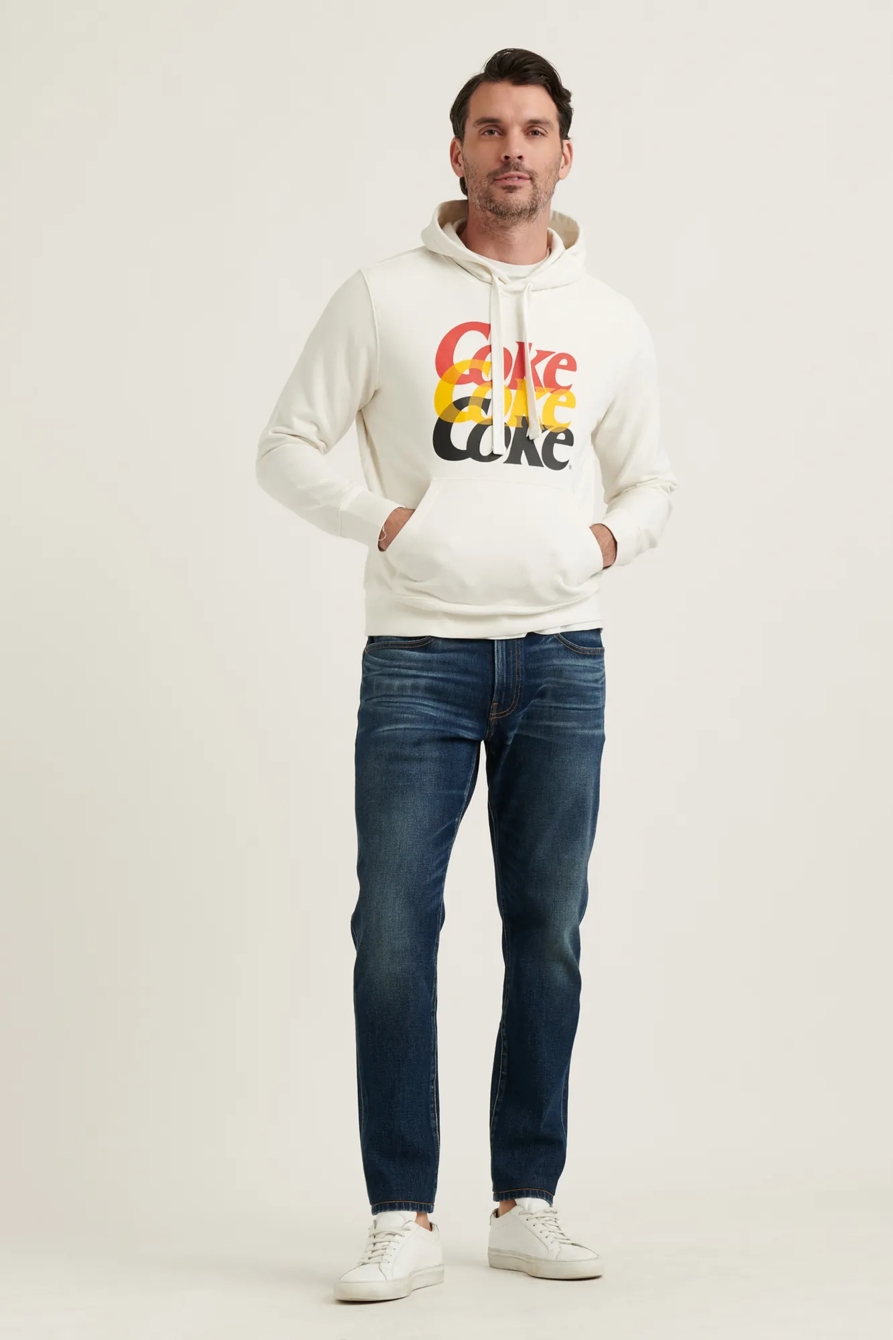 SUEDED FLEECE COCA-COLA HOODIE, image 2